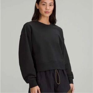 Lululemon Perfectly Oversized Cropped French Terry Sweatshirt
